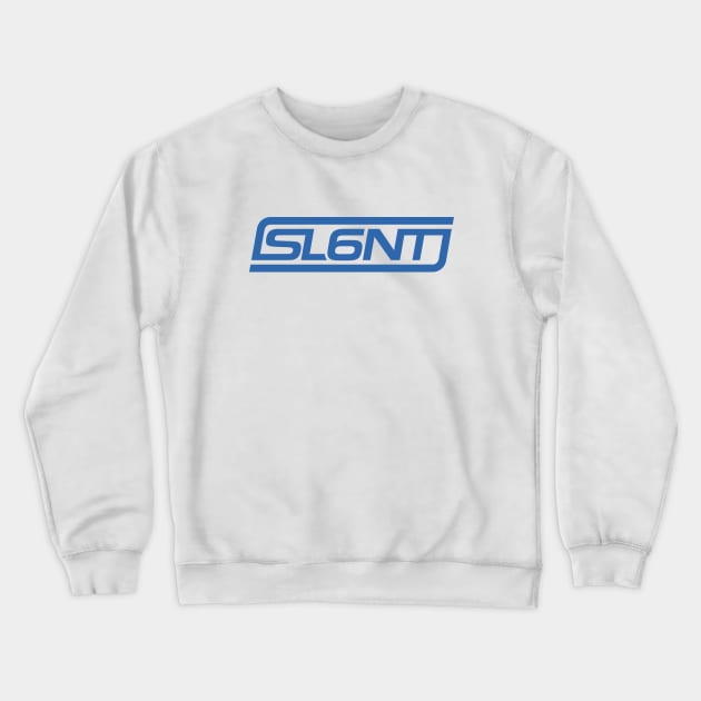 Slant 6 Icon (Blue) Crewneck Sweatshirt by jepegdesign